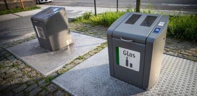 ondergrondse glascontainer