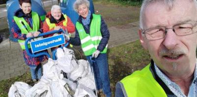 Luc en andere vrijwilligers